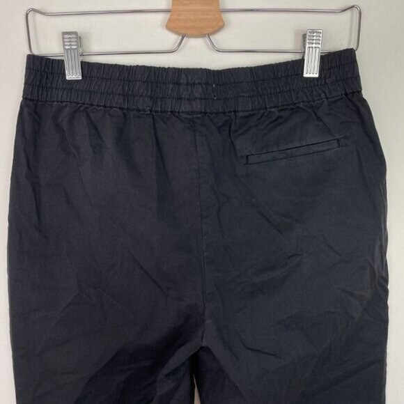 Everlane The Easy Chino Straight Leg High Waist Comfort Cotton Pant Black 2 - Picture 5 of 10